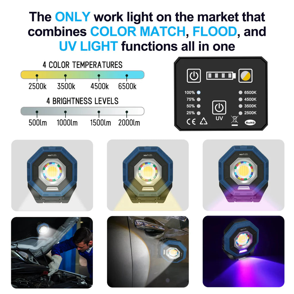 NEXT LED - Multi-Function Color Matching/Flood UV Light