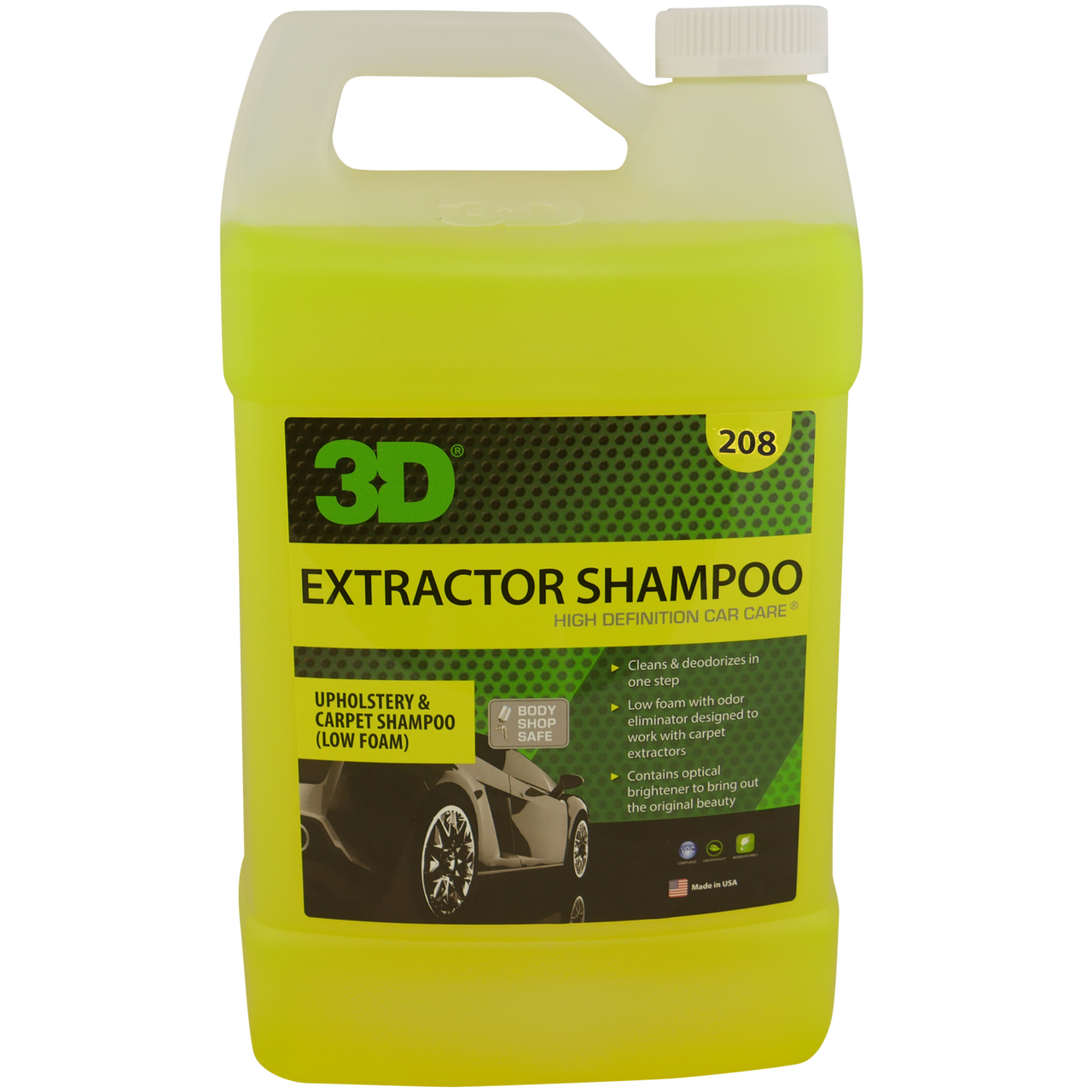 3D Extractor Shampoo 128oz | Gallon
