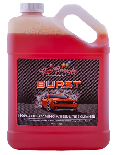 CarCandy Burst Non-Acid Foaming Wheel & Tire Cleaner - Quart | Gallon