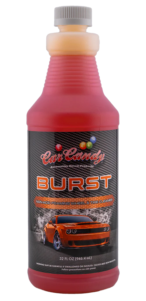 CarCandy Burst Non-Acid Foaming Wheel & Tire Cleaner - Quart | Gallon