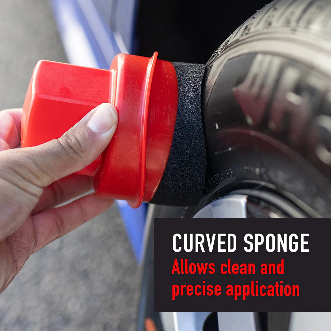 Maxshine Tire Shine Applicator | Dressing Applicator with Cover