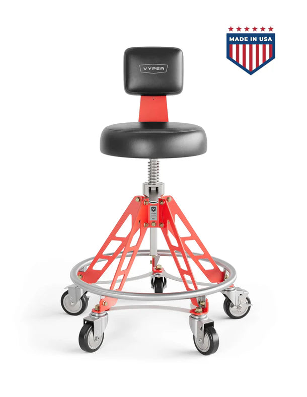 Vyper Chair | Elevated Steel Max RED