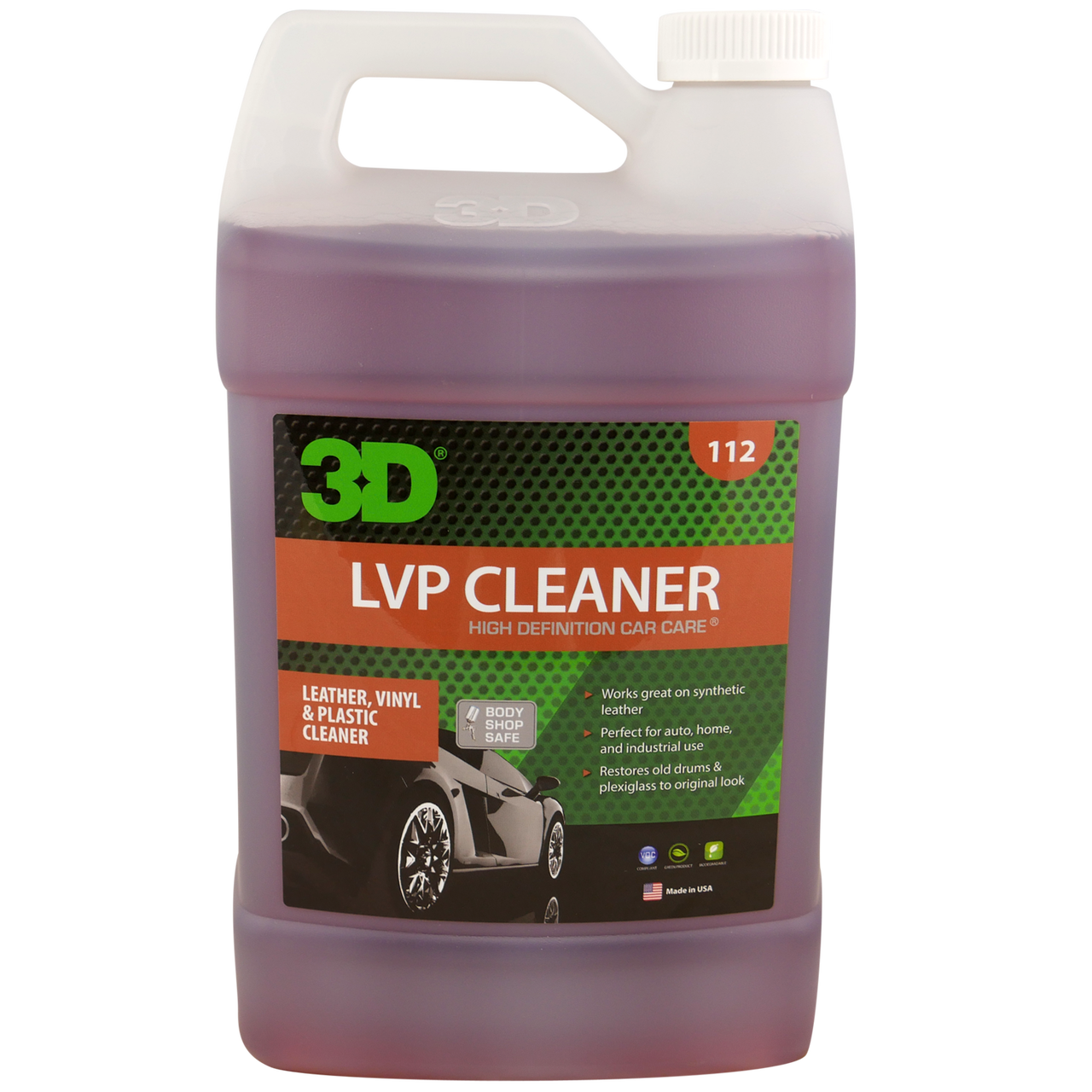 3D LVP Cleaner - Leather, Vinyl, Plastic Cleaner