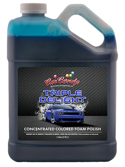 CarCandy Triple Delight Blue Foam Polish Soap - Quart | Gallon