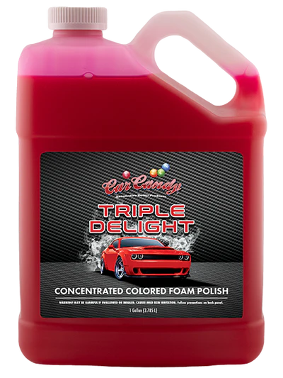 CarCandy Triple Delight Red Foam Polish Soap - Quart | Gallon