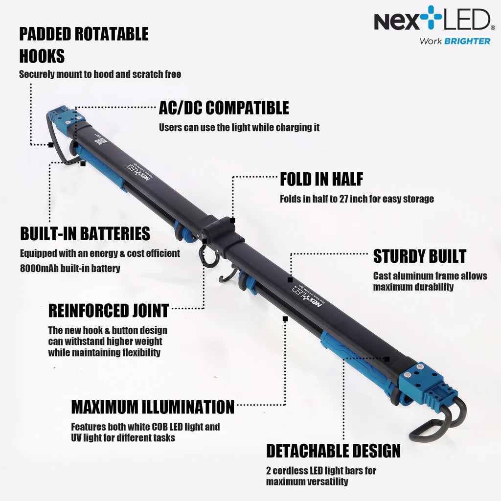 NextLED - Rechargeable, Detachable Under Hood LED Work Light