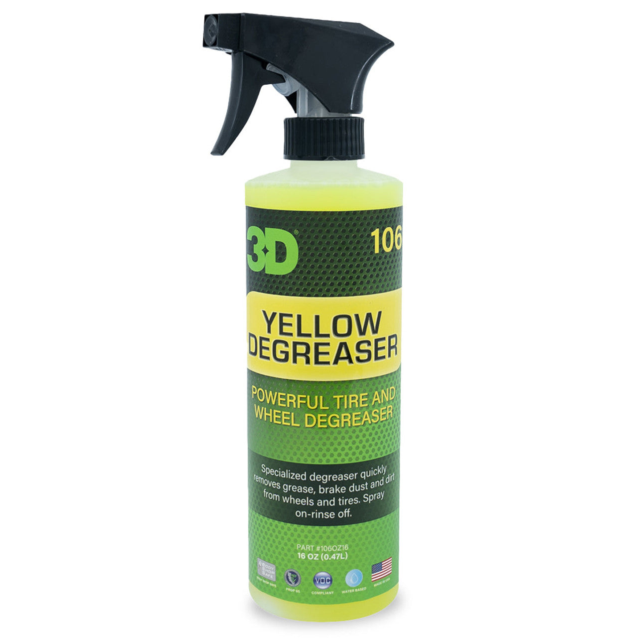 3D Yellow Degreaser - Tire & Trim Cleaner