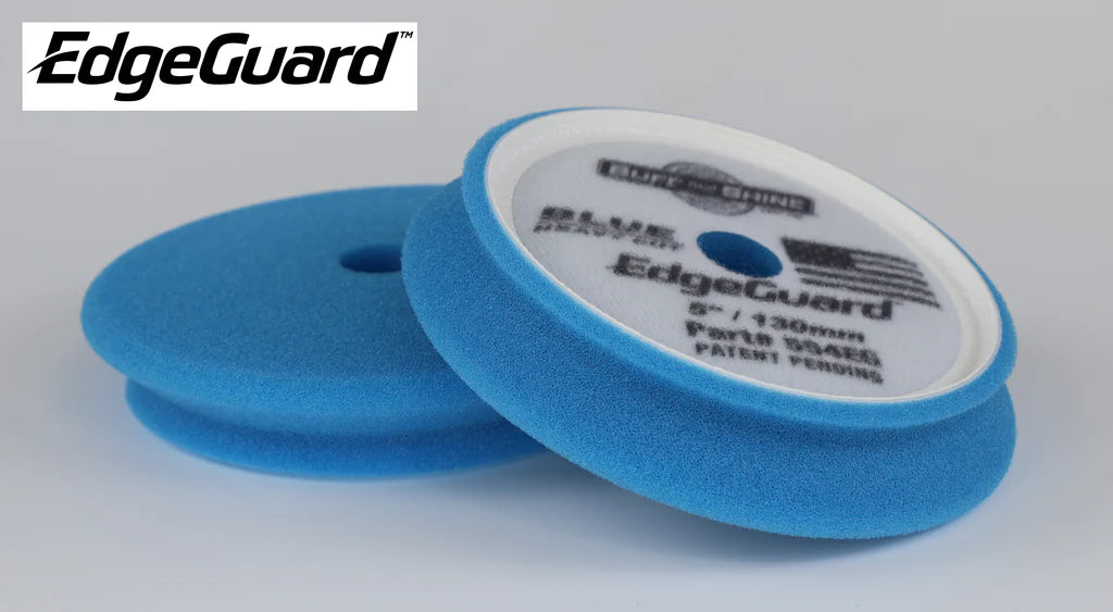 BUFF and SHINE EdgeGuard Blue Foam Pad - Heavy Cut (3", 5", 6")