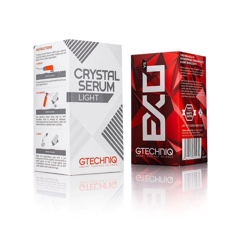 GTECHNIQ EXOv5 and Crystal Serum Light Kit - 30ml & 50ml